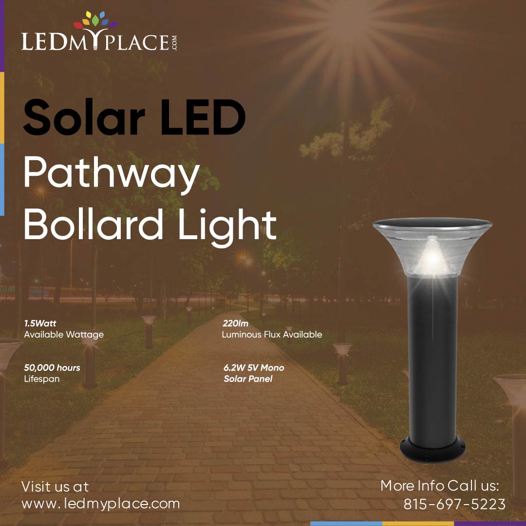 Best Quality Solar LED Pathway Bollard Light