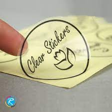 Clear Vinyl Stickers printed in any custom shape at Wabsprint