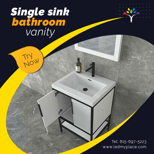 Single Sink Bathroom Vanity: Extra Storage Space