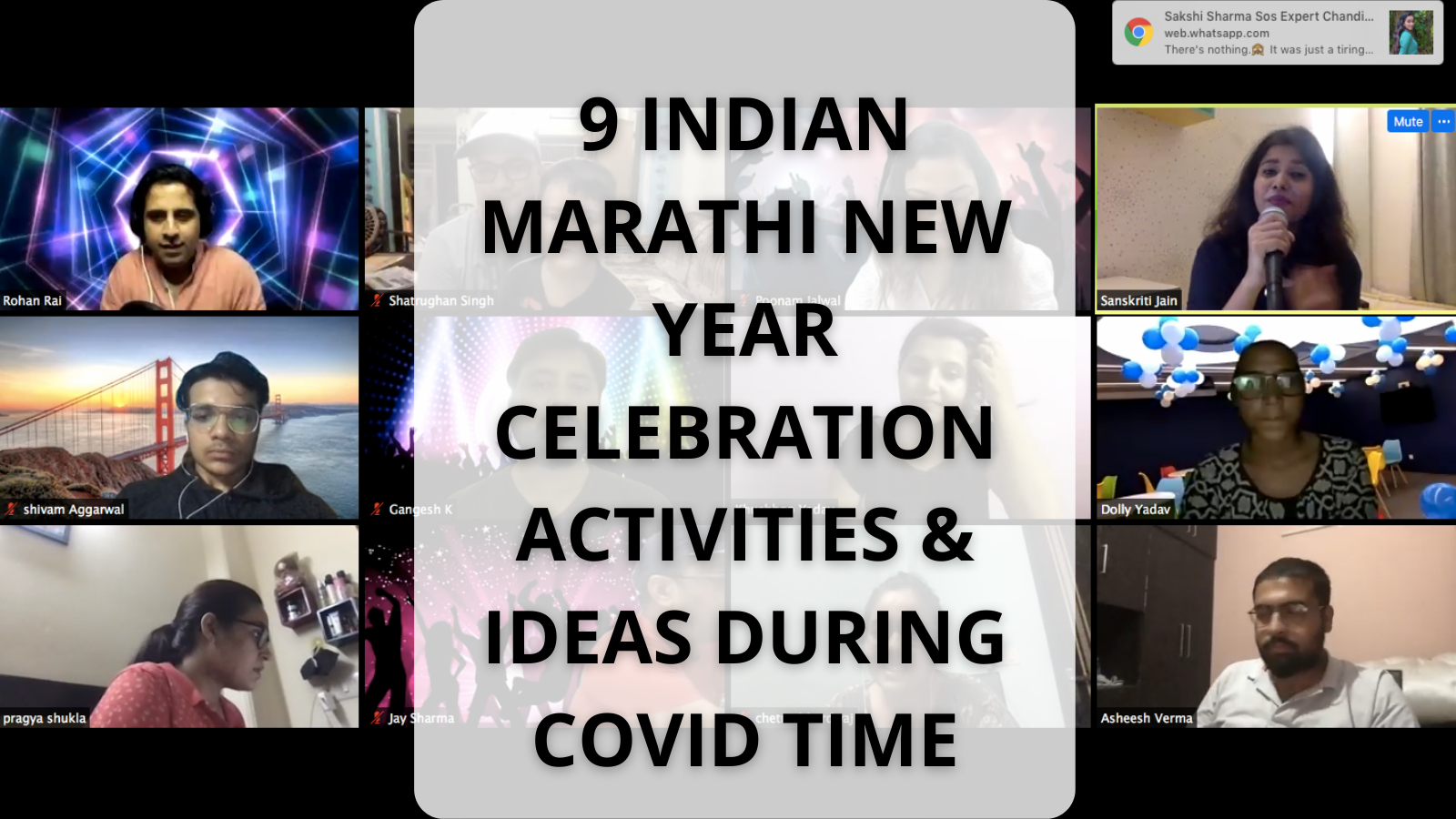 Marathi New Year Celebration Activities