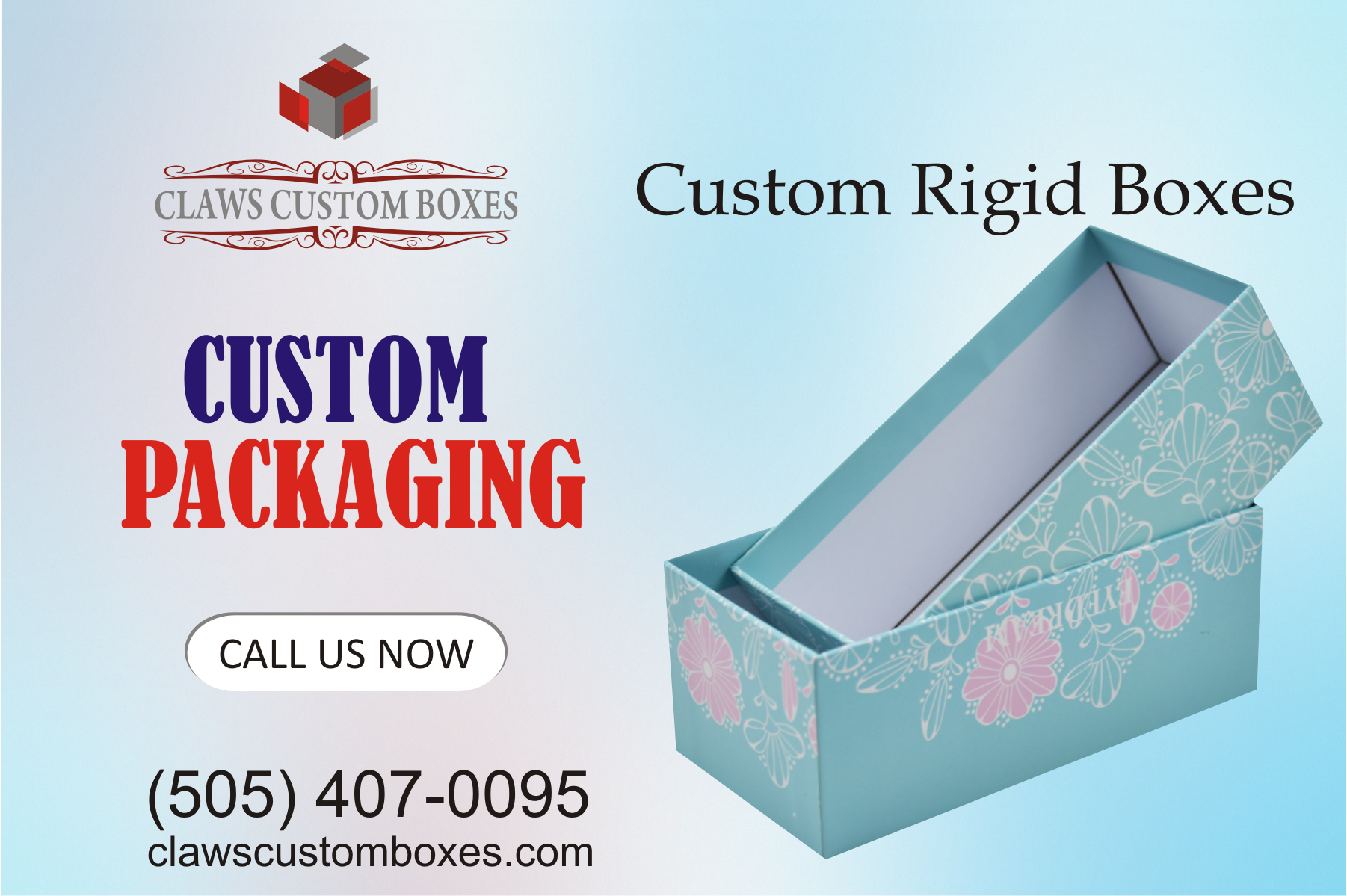 Grab Attention of Customers by custom rigid boxes