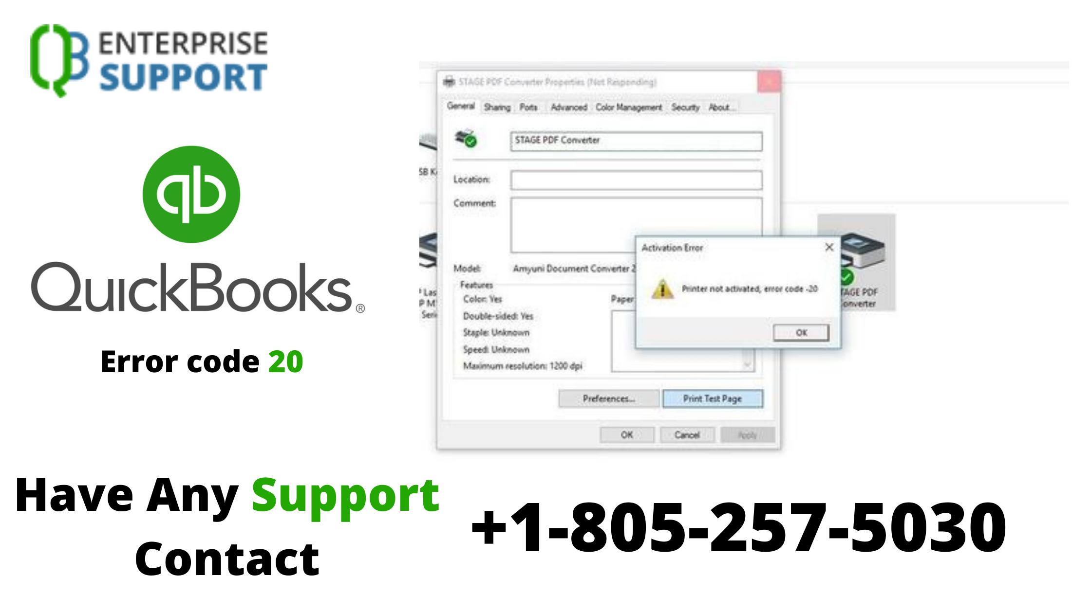 Printer Not Activated Error Code 20 QuickBooks - It Can Save Your Time