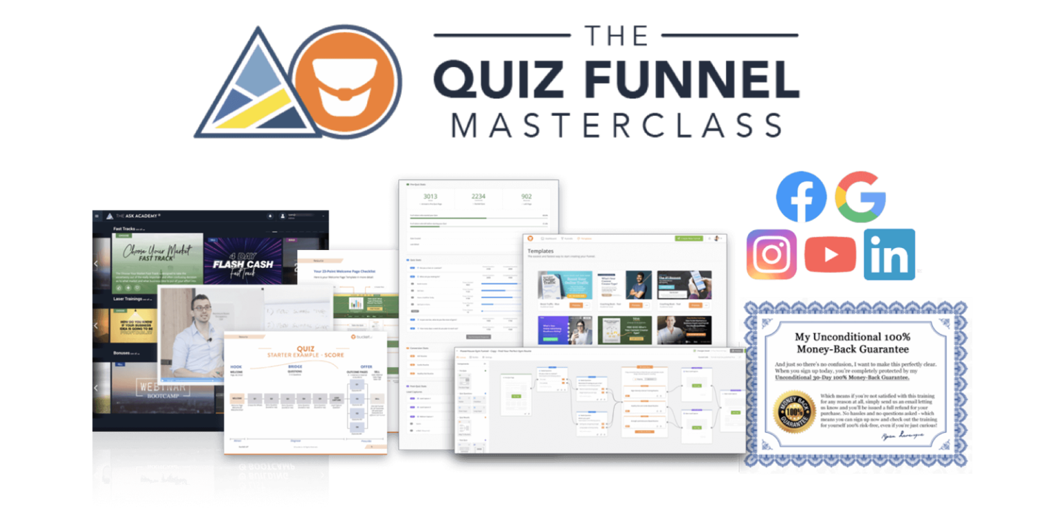 Ryan Levesque The Ask Method Quiz Funnel Masterclass Review 2021