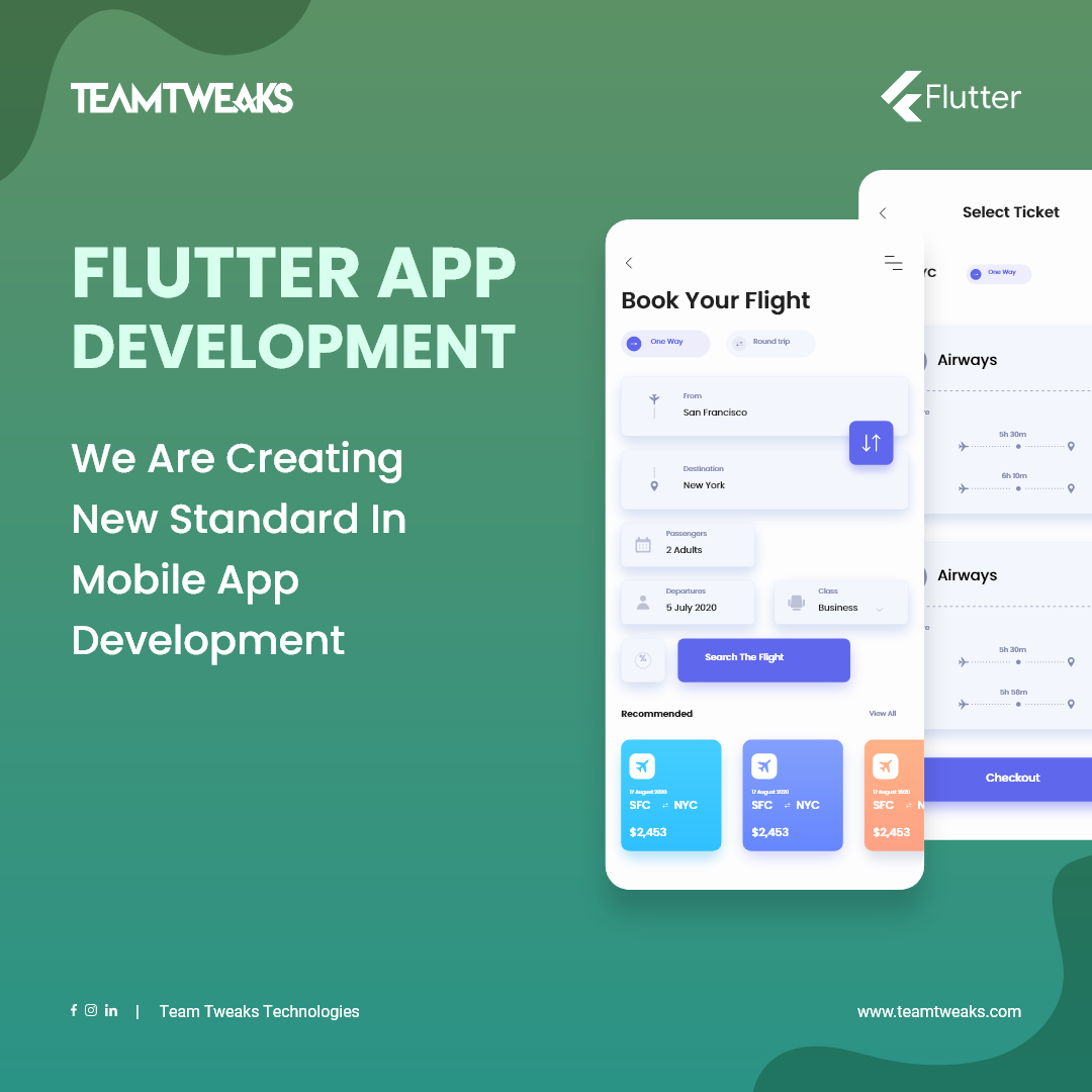 Flutter app development company in India