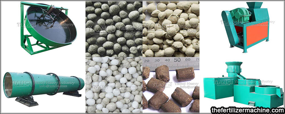 More types of automatic organic fertilizer granulation equipment