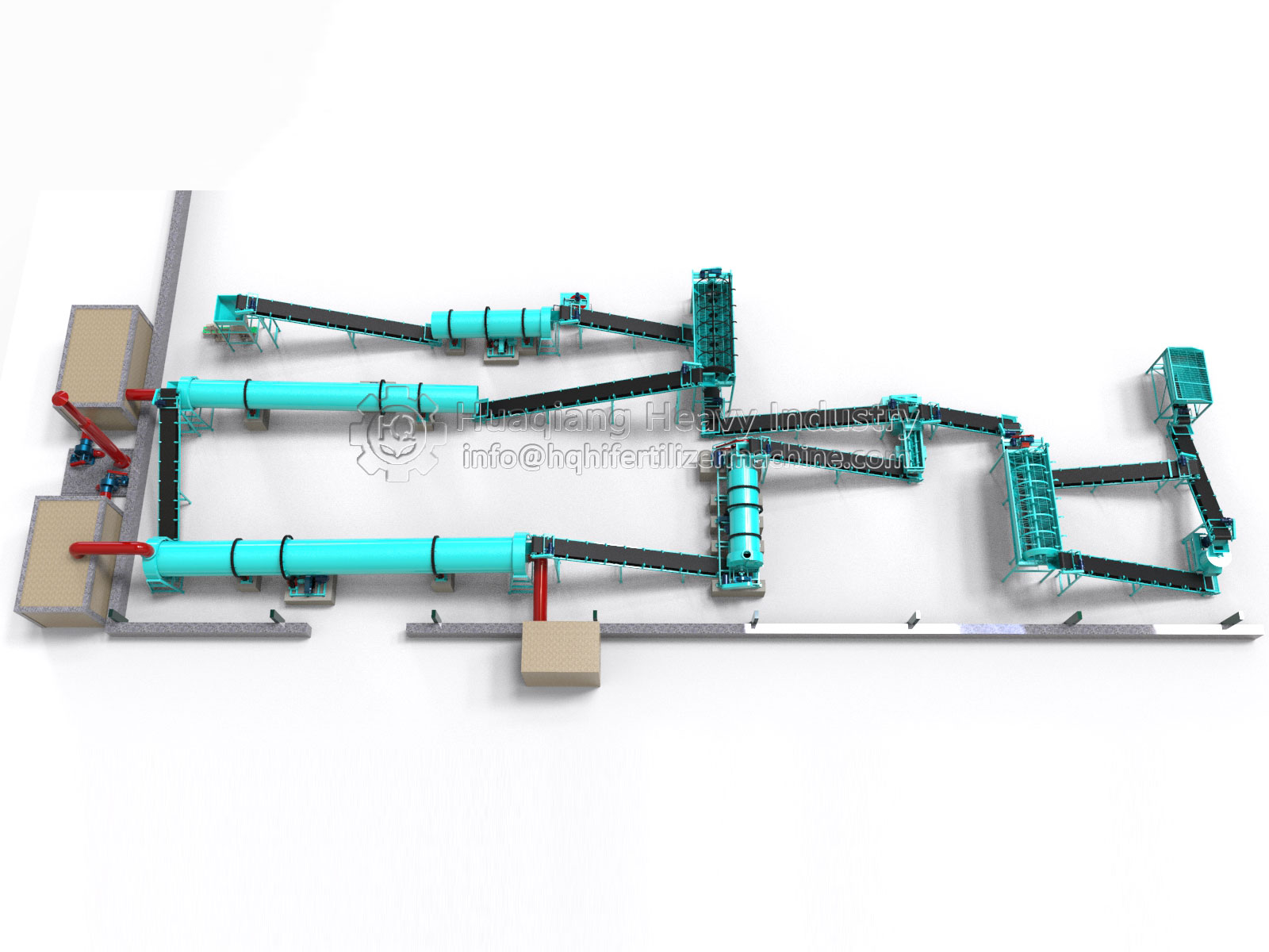 Safety and maintenance of equipment in organic fertilizer production line