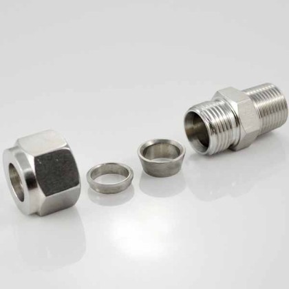 Titanium Gr 5 Tube to Male Fittings Manufacturer