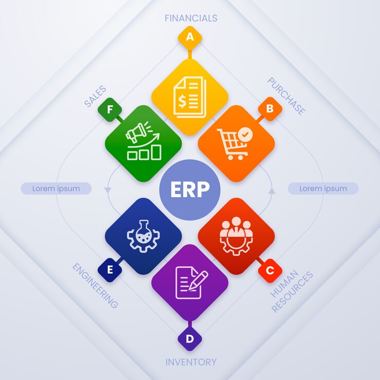 What are the types of ERP software?