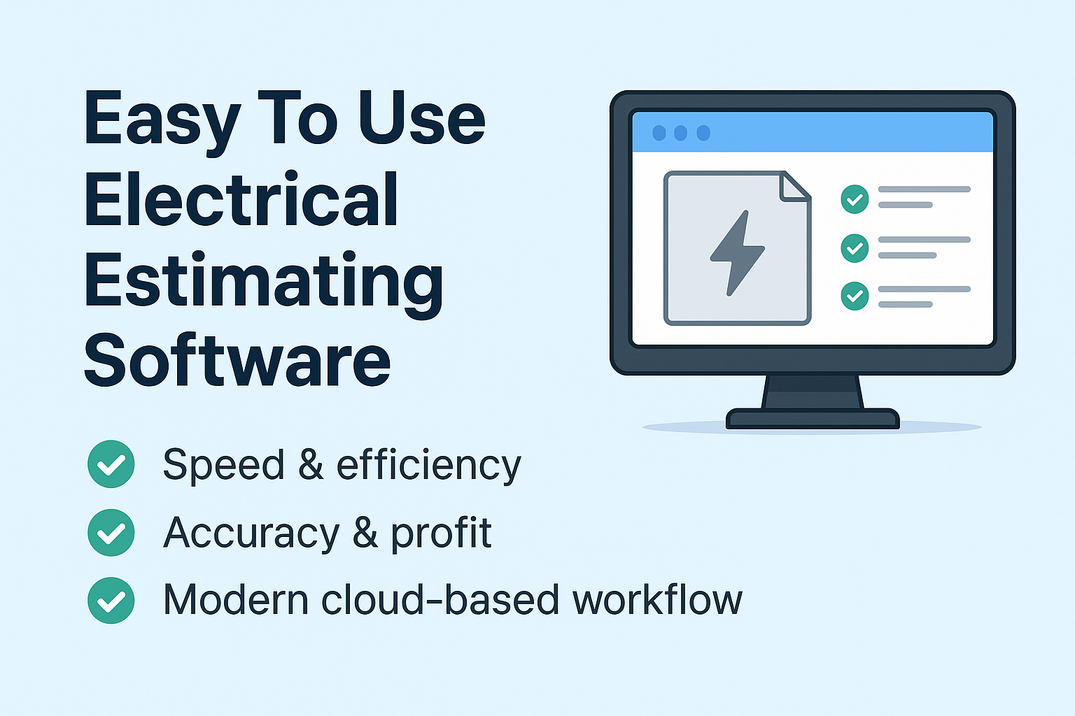 Easy to Use Electrical Estimating Software: Simplify Your Bidding & Build Smarter
