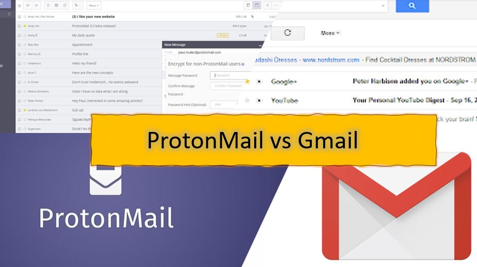 Protonmail vs Gmail- Which is the Best Email Service?