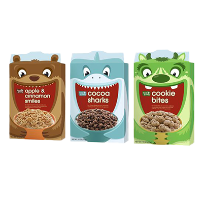 Cereal boxes