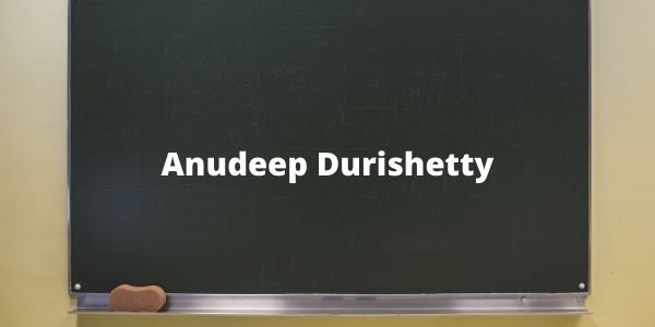 Anudeep Durishetty IAS - Marksheet, Notes, Blog & Book