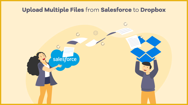 How to Upload/ Transfer multiple files from Salesforce to Dropbox?