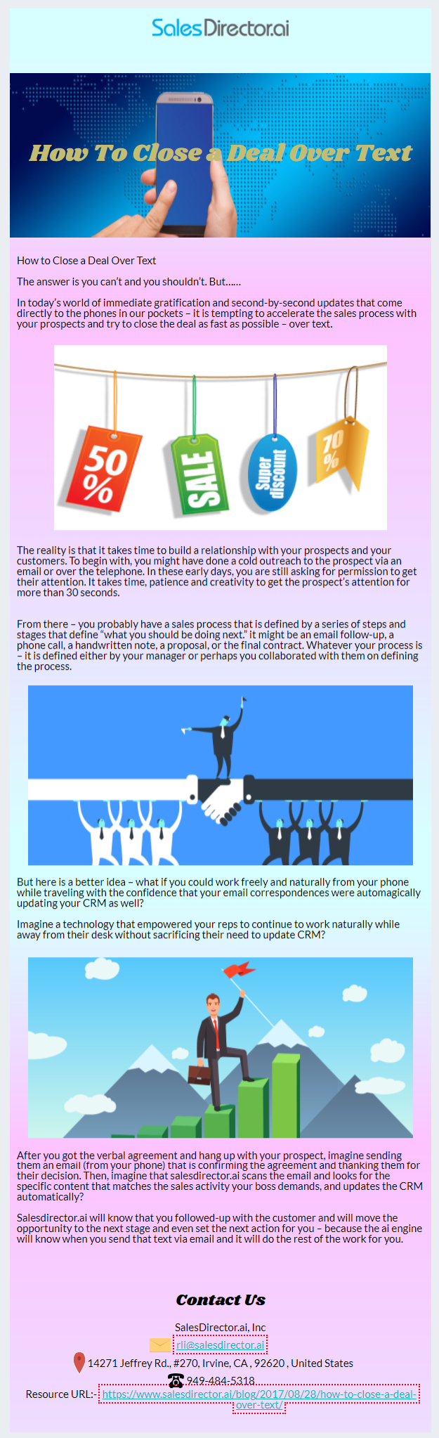 How to Close a Deal Over Text?