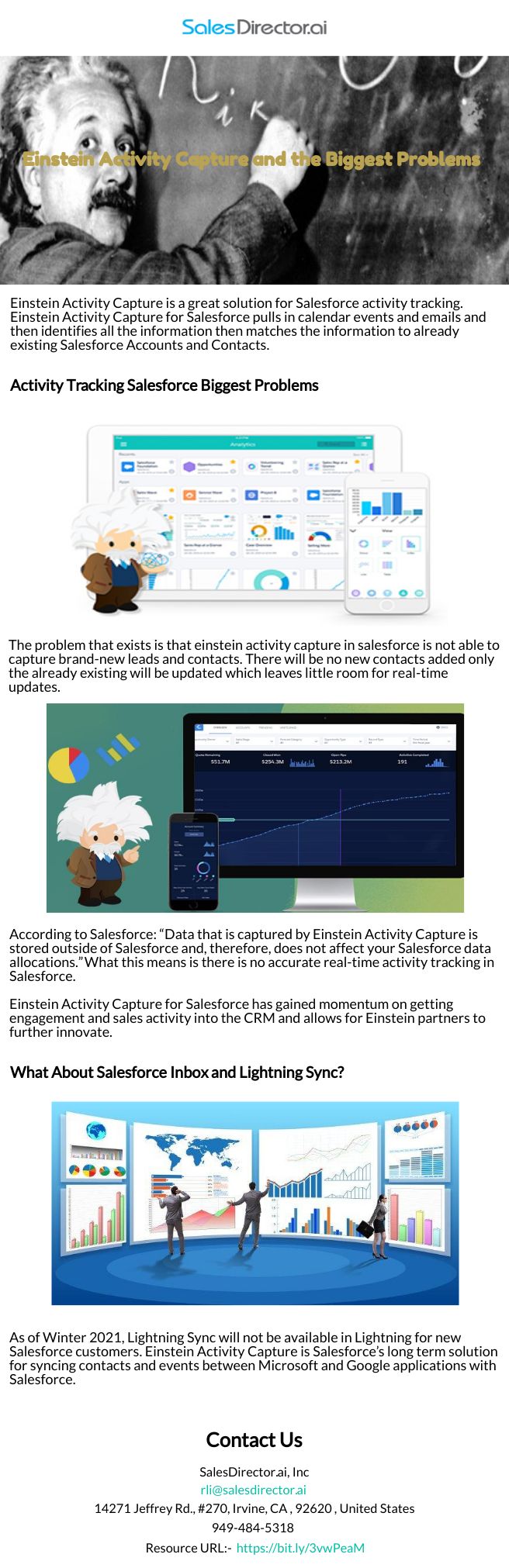 The Problems with Einstein Activity Capture for Salesforce | SalesDirector.ai, Inc