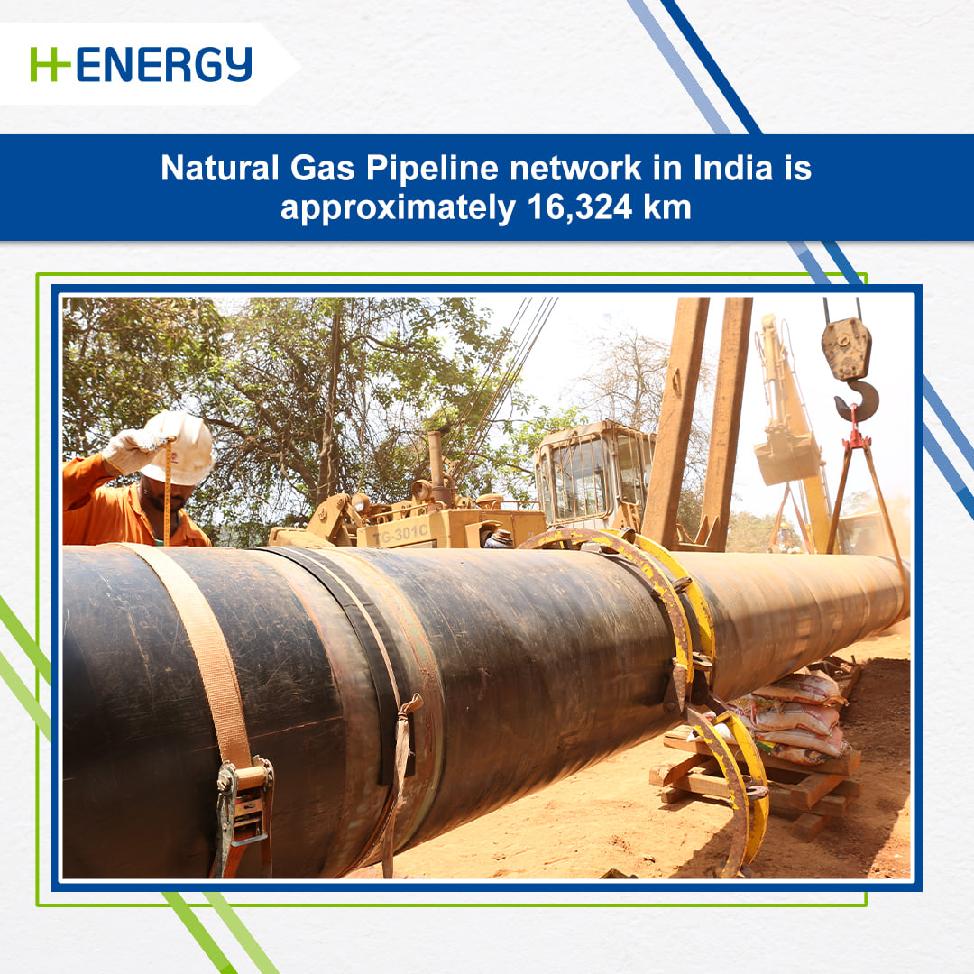 Distribution of Natural Gas in India