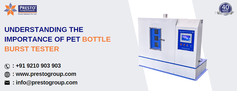 Understanding the importance of PET bottle burst tester