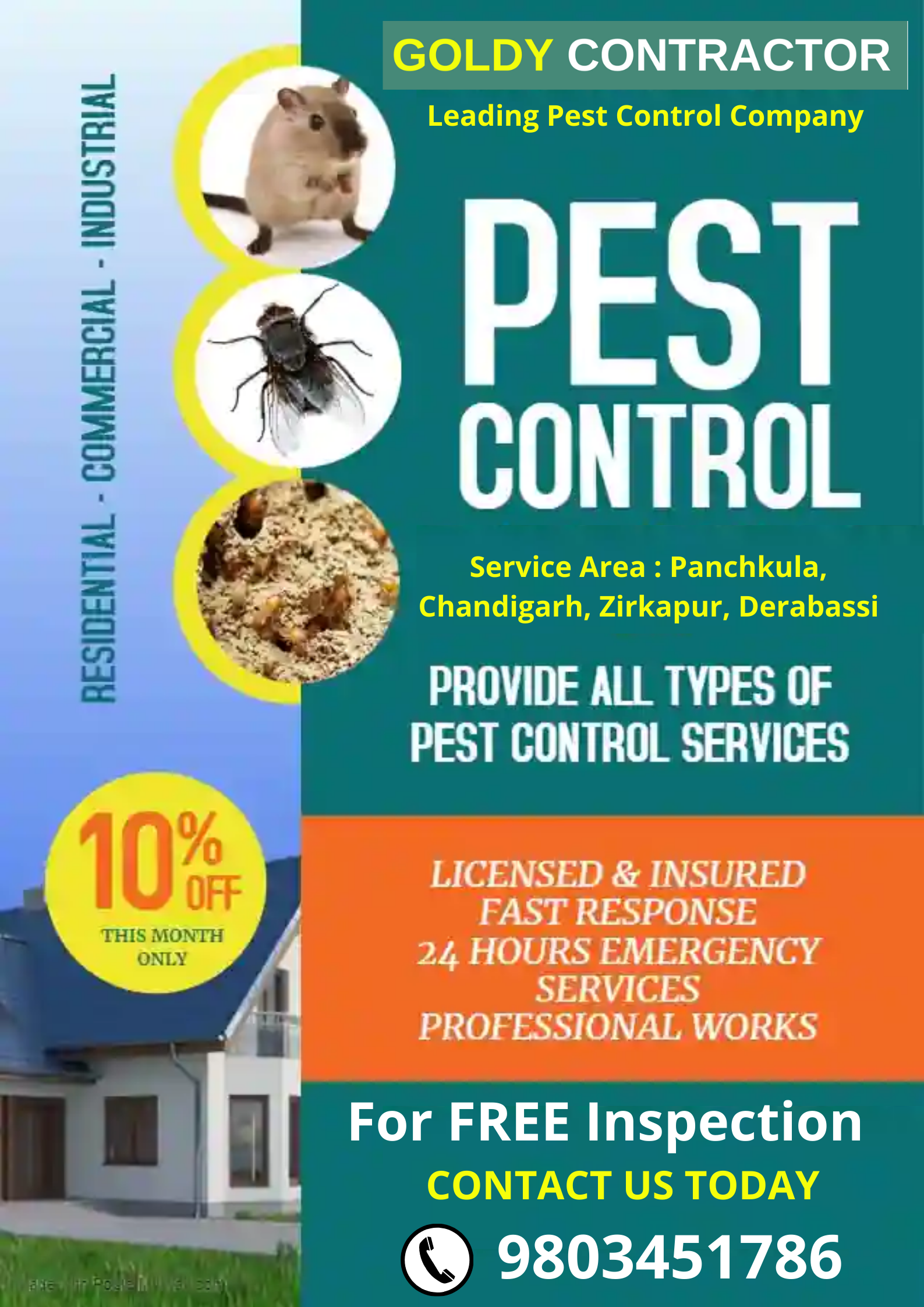 Pest control in Panchkula