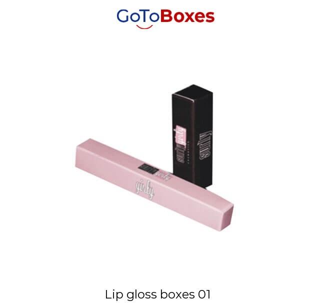 Get Original Custom Lip Gloss Boxes Wholesale at GoToBoxes