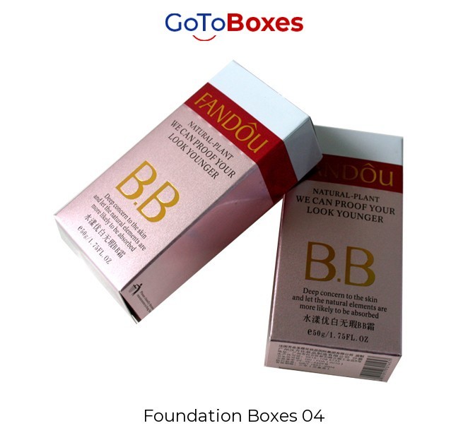 Get Original Custom foundation Boxes Wholesale at GoToBoxes