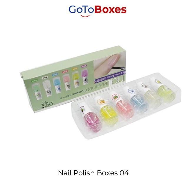 Get Original Custom Nail Polish Boxes Wholesale at GoToBoxes