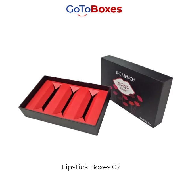 Get Custom Lipstick Boxes Wholesale at GoToBoxes