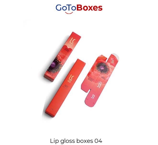 Get Custom Lip Gloss Boxes Wholesale at GoToBoxes