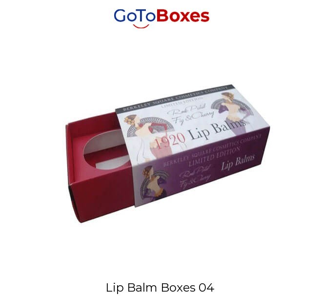 Get Original Lip Balm Boxes Wholesale at GoToBoxes