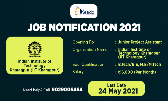 IIT Kharagpur Recruitment 2021-Ekeeda