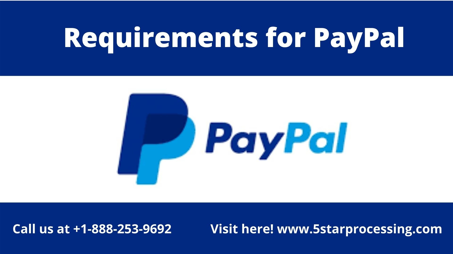 Requirements for PayPal