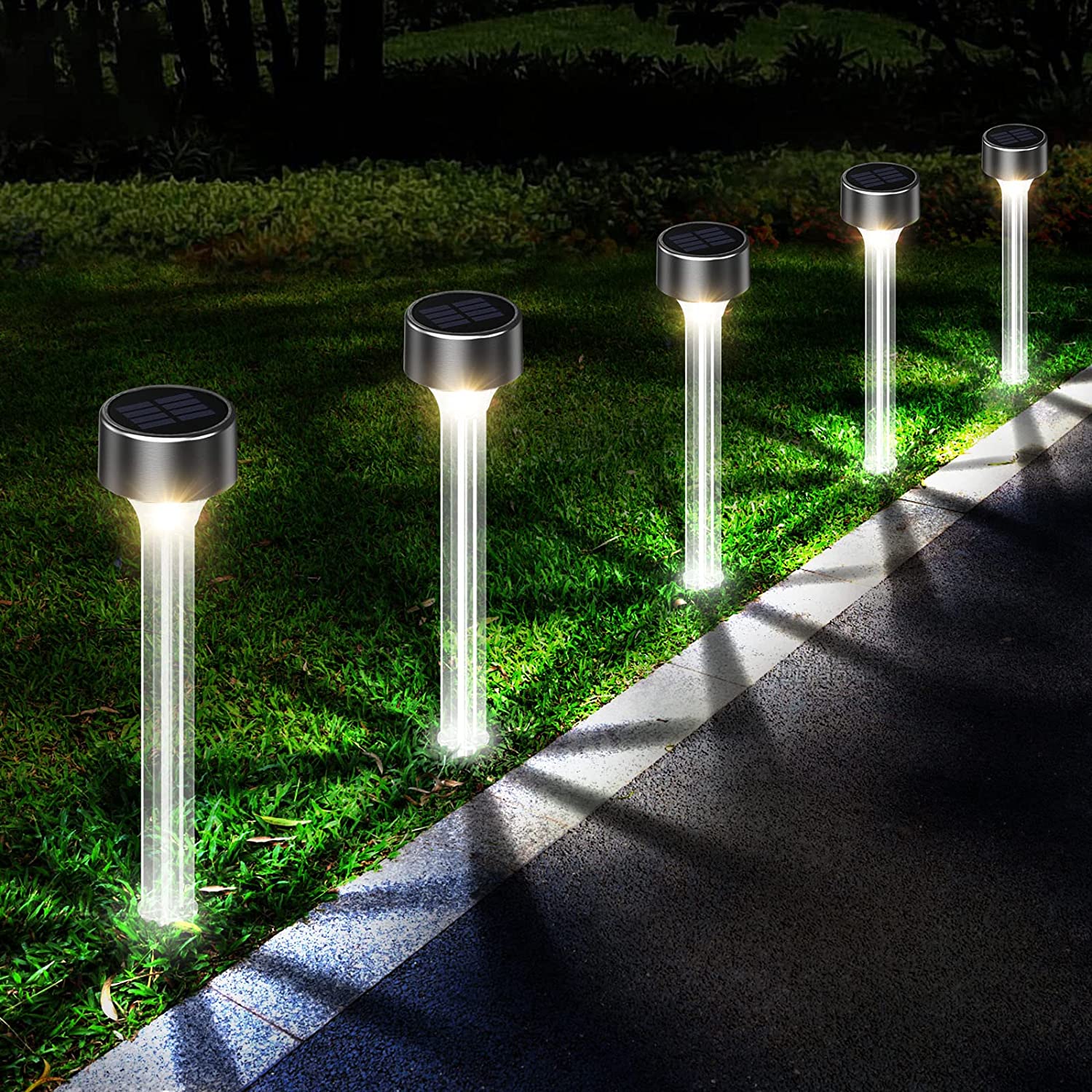 solar lights outdoor pathway