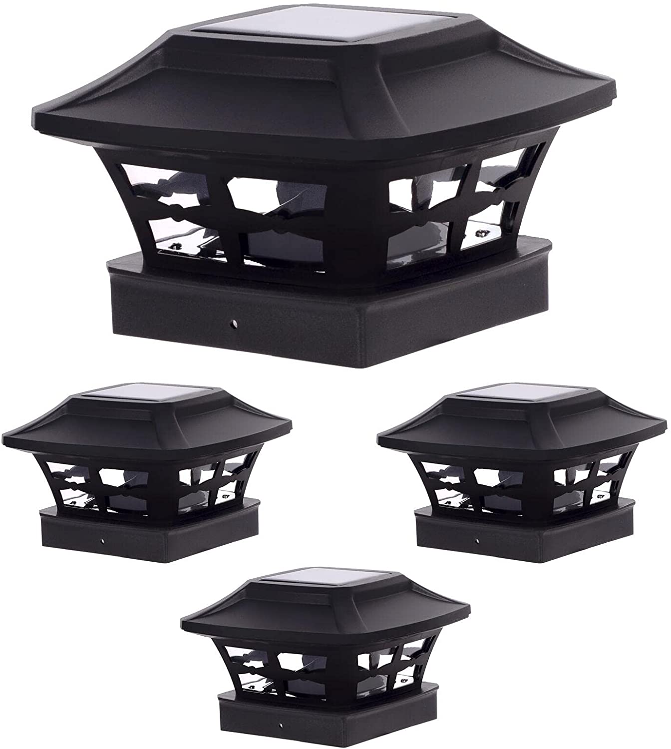 fence post lights outdoor