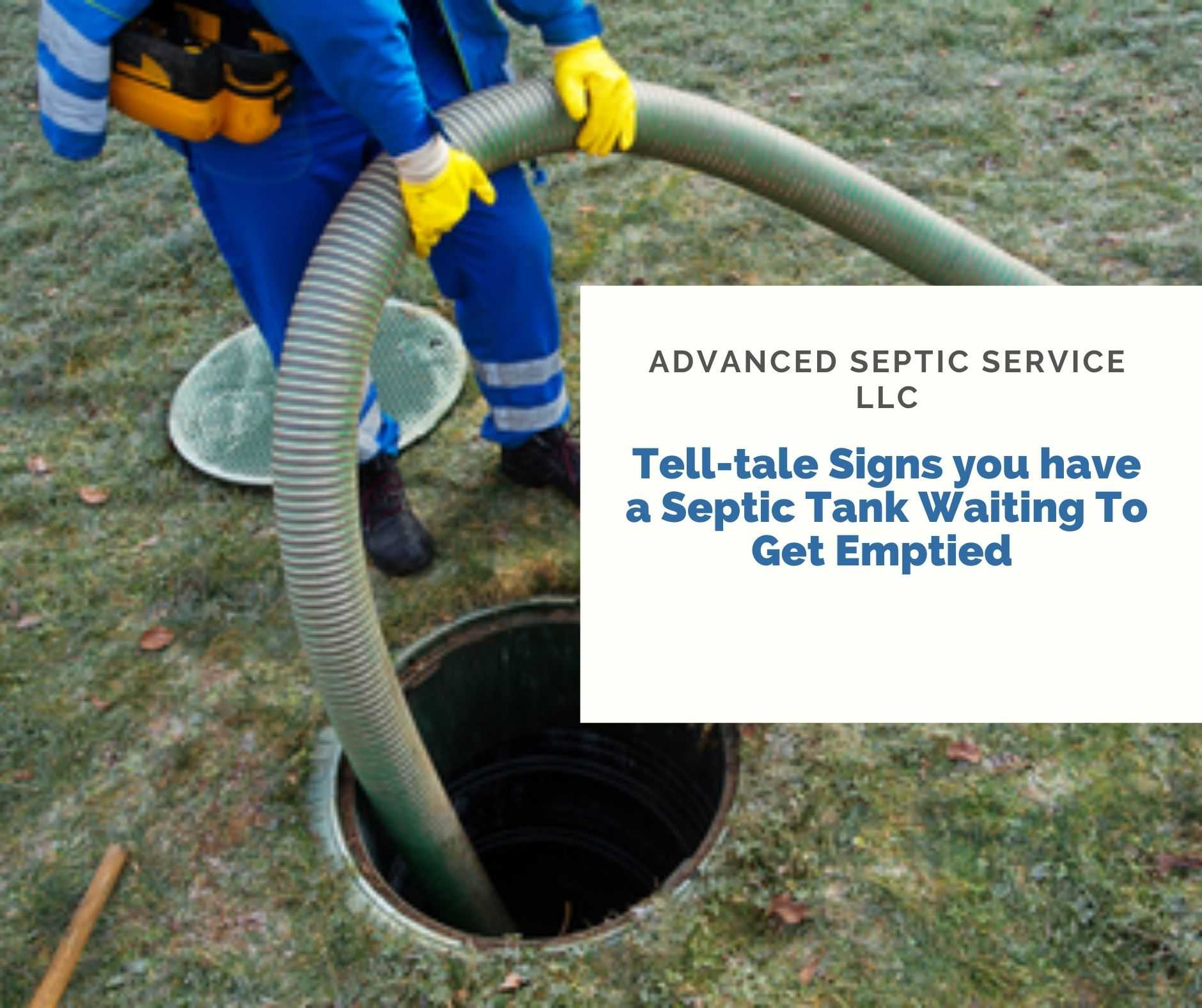 Tell-Tale Sign You have A Septic Tank Waiting To Get Emptied