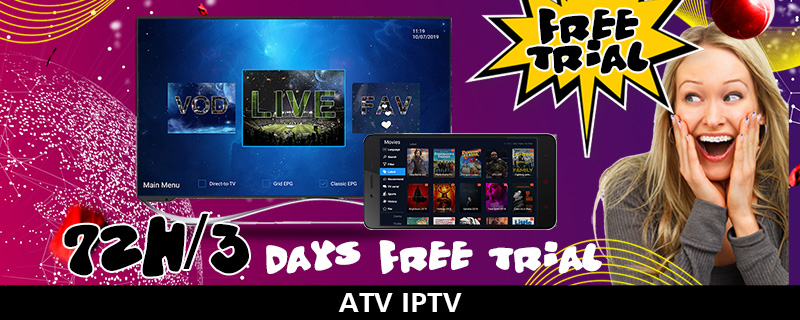 ATV hd and ATV hd plus iptv service free trial