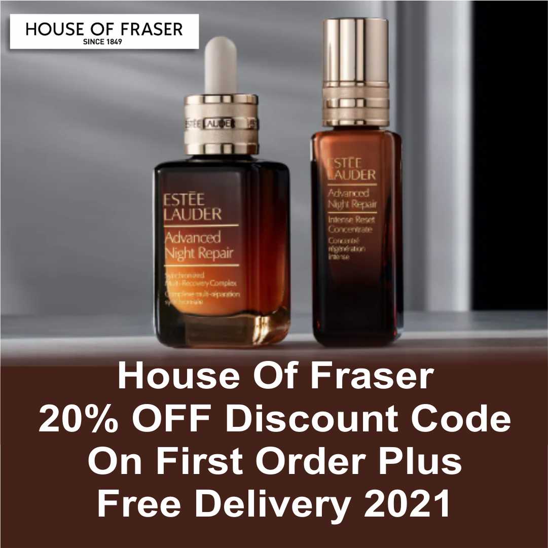 House of Fraser 20% discount