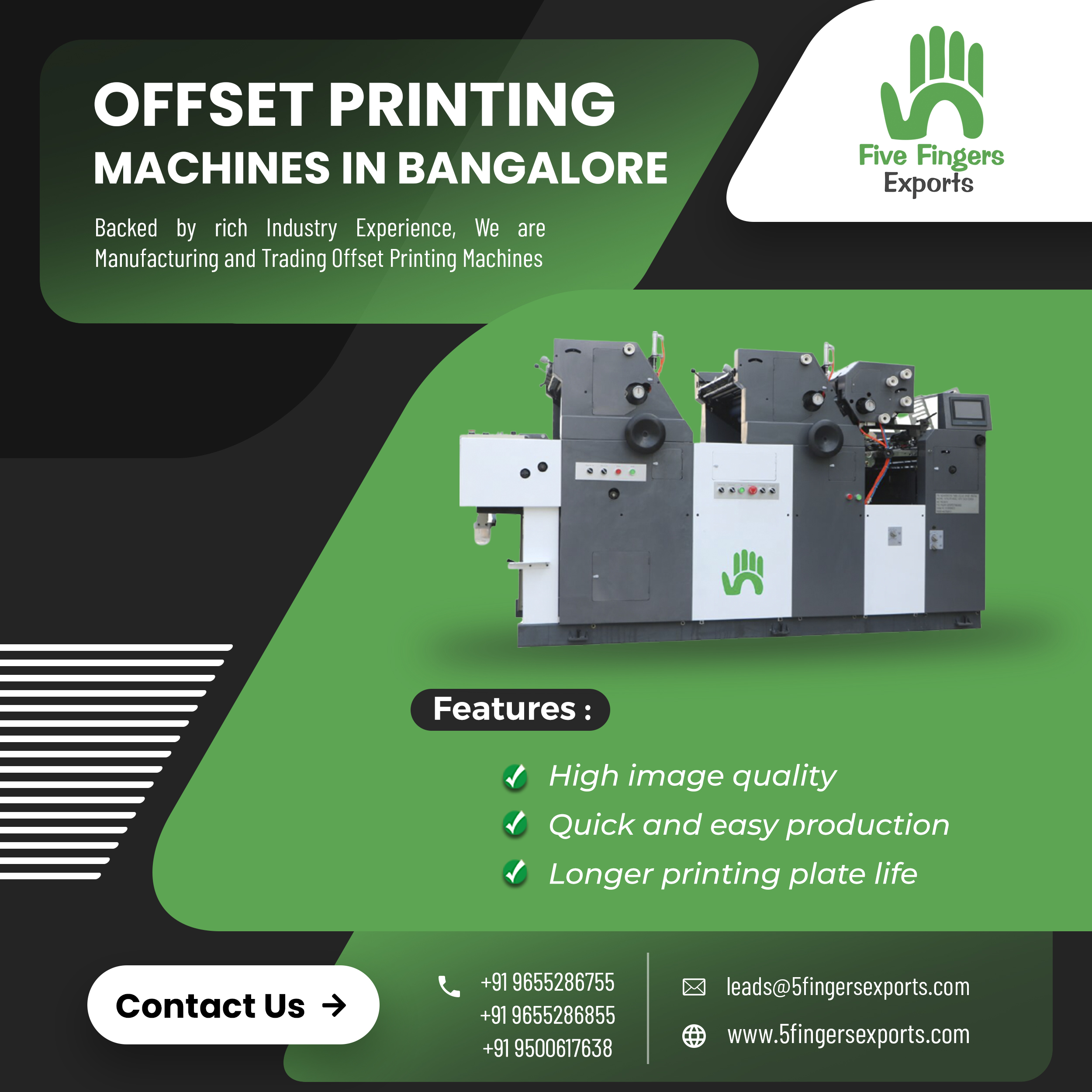 Offset Printing Machine in Bangalore