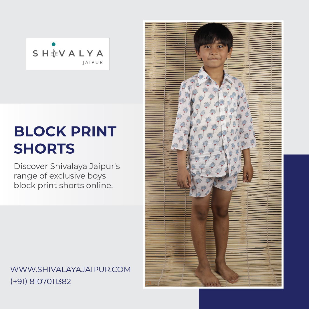 Block Print Shorts