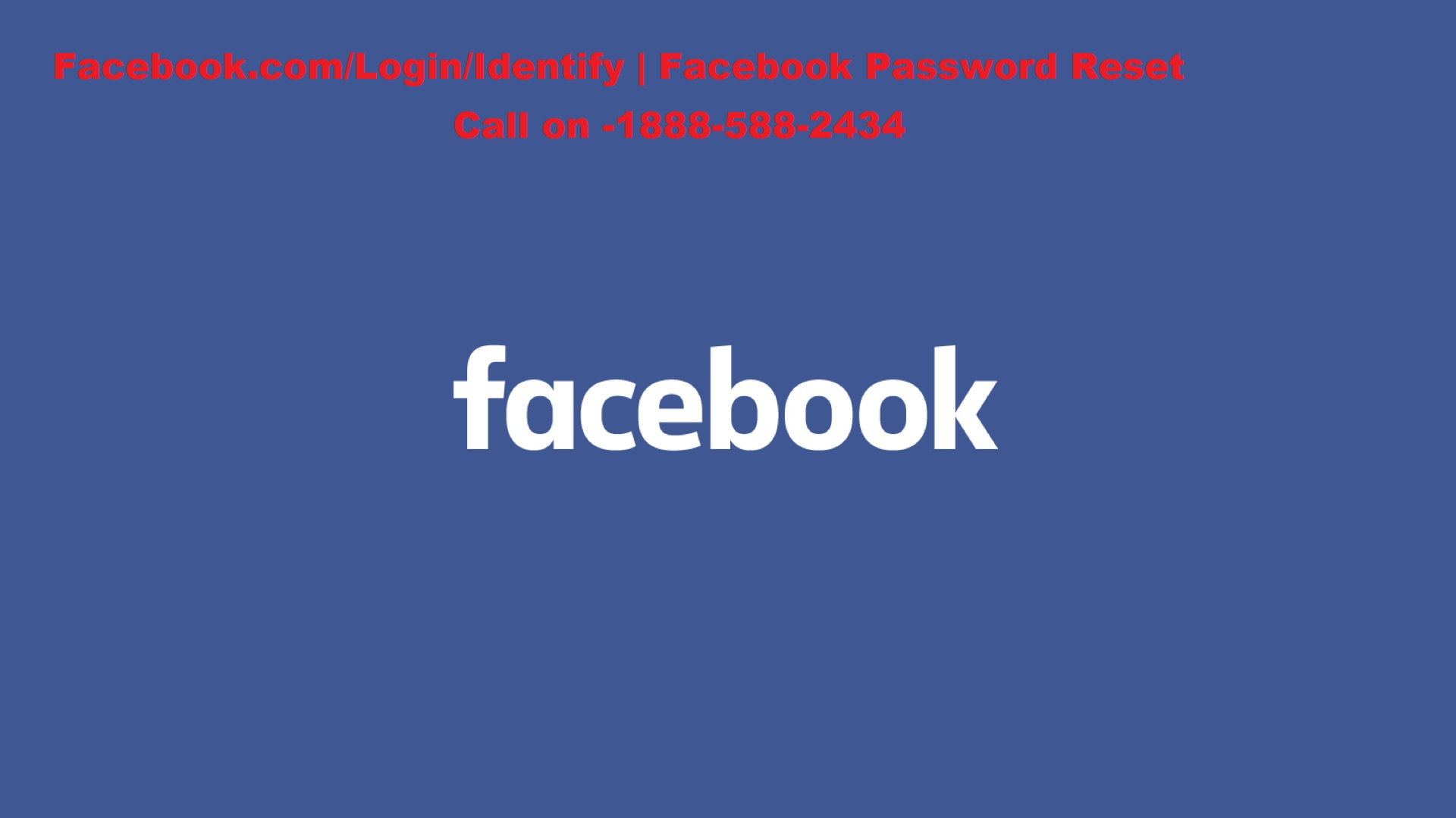 http://facebook.com/Login/Identify | Facebook password reset