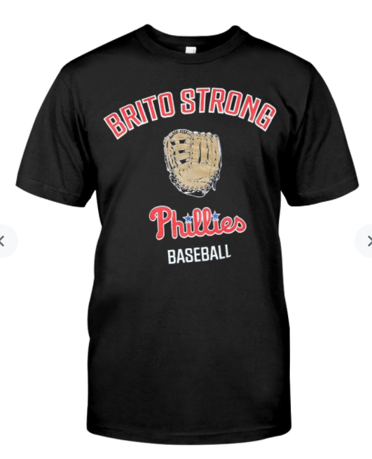 Brito strong phillies baseball t shirt