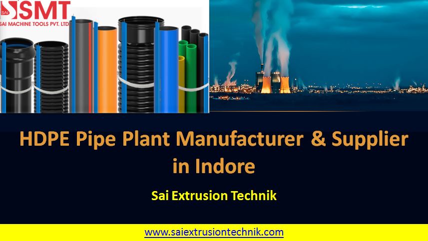 HDPE Pipe Plants - A Single Screw Extrusion Plant from Sai Extrusion Technik