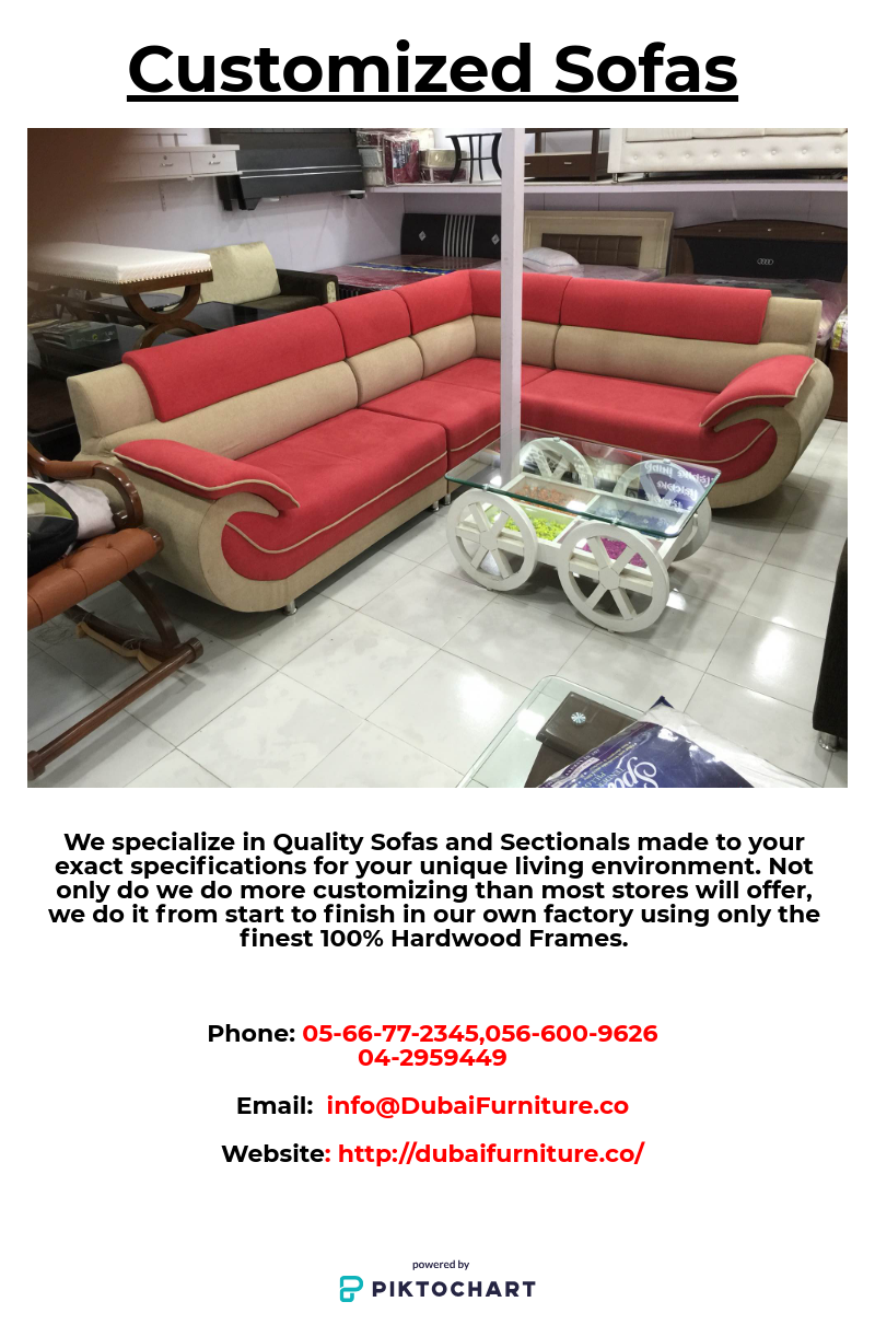 Customized Sofa in Dubai