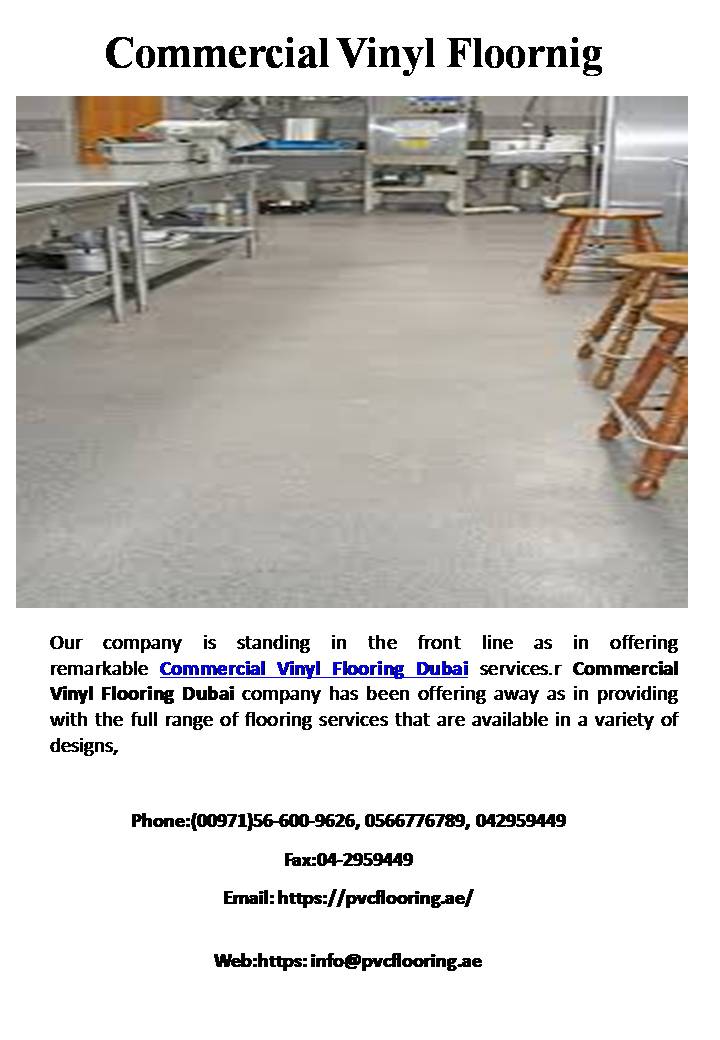 COMMERCIAL VINYL FLOORING