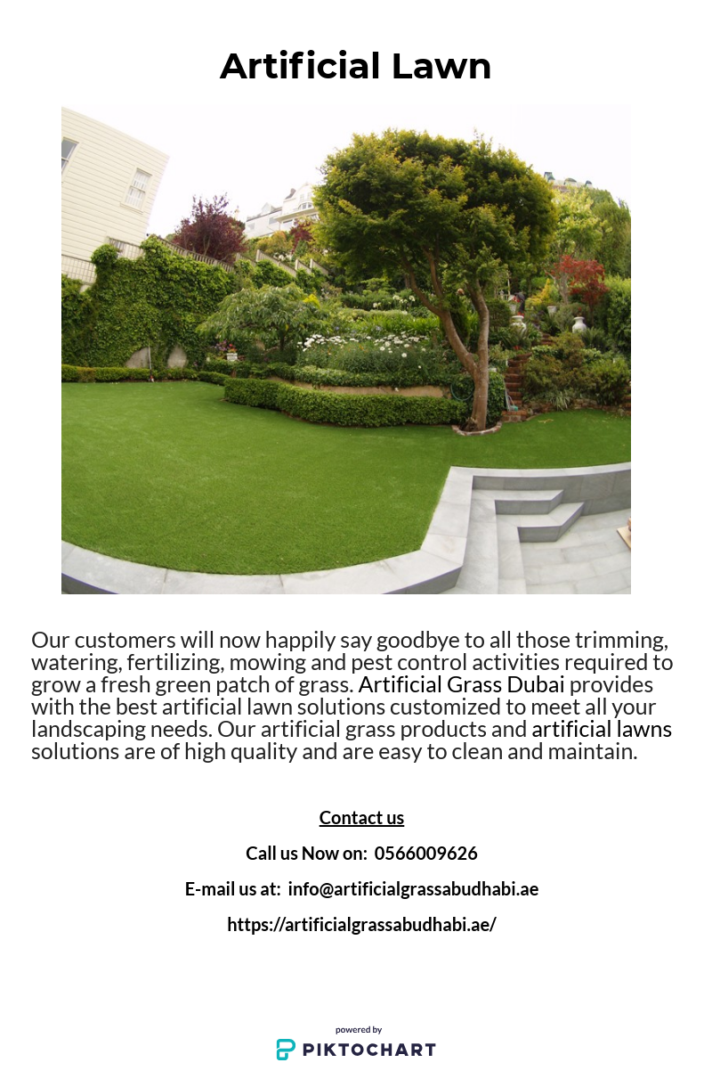 Artificial lawn Dubai