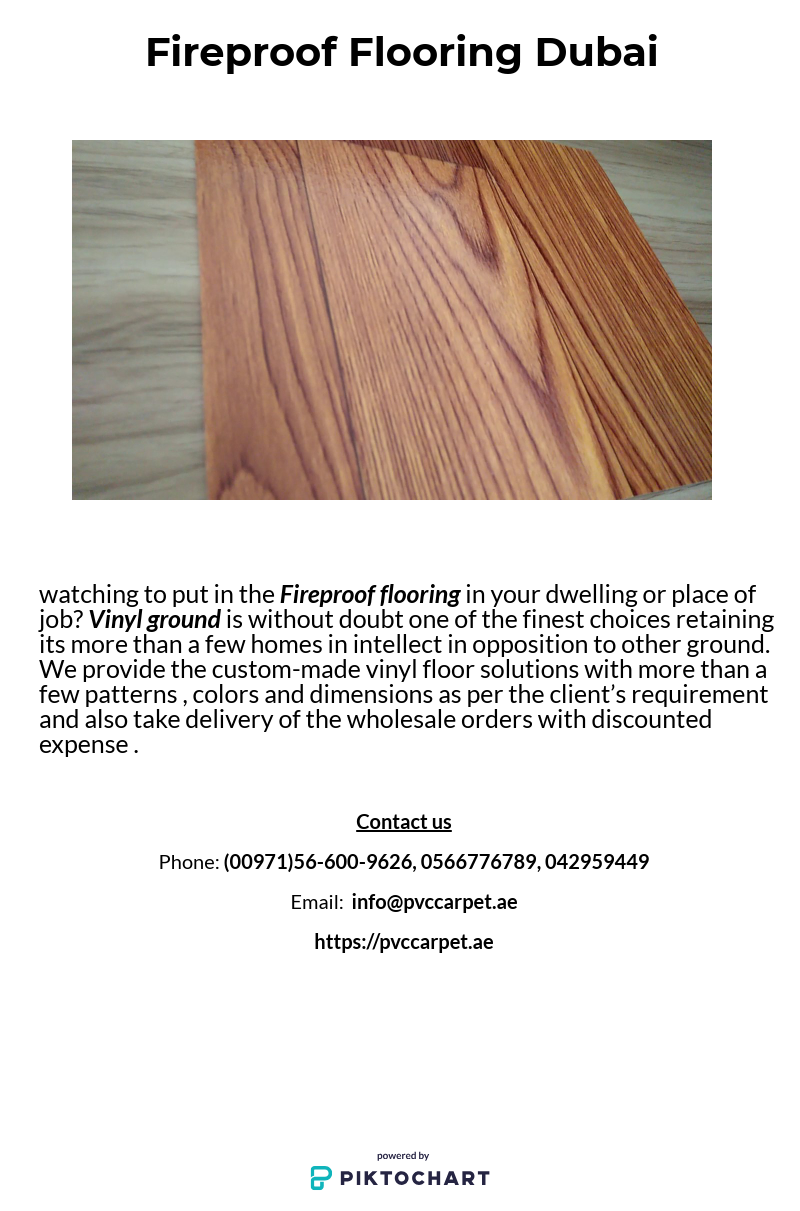 Fire Proof Flooring