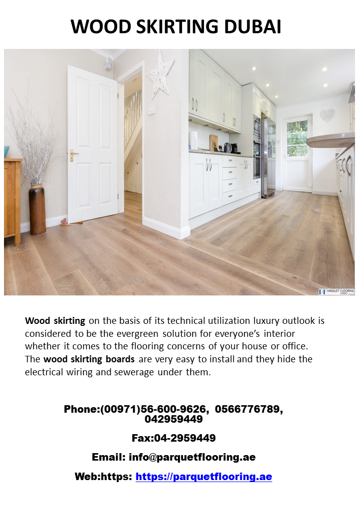 Wood Skirting Dubai