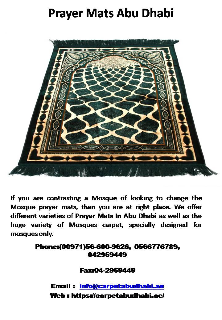 Prayer Mats in Dubai