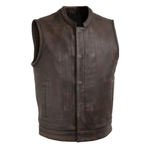 Men’s Motorcycle Leather Vest