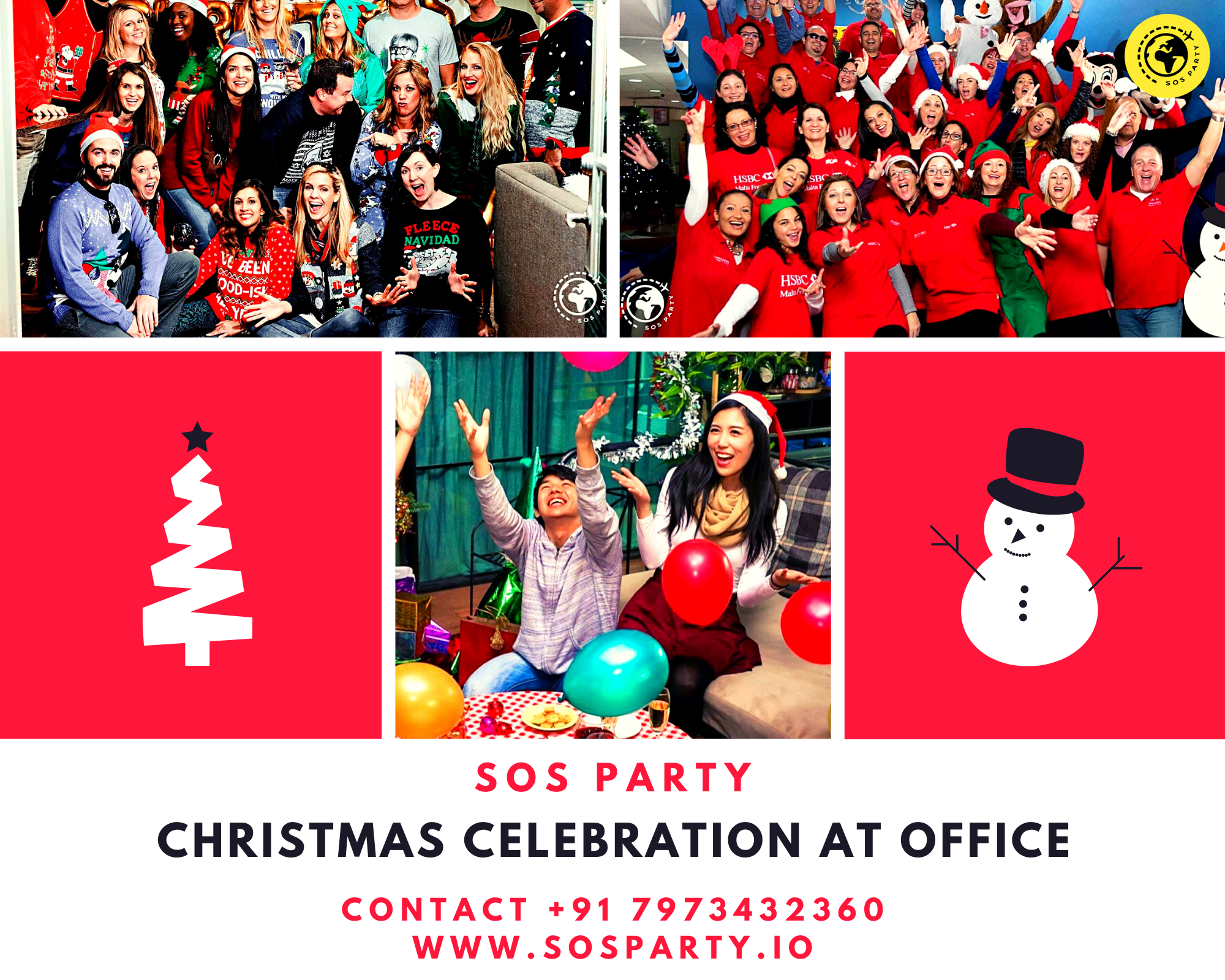 Christmas celebration at office