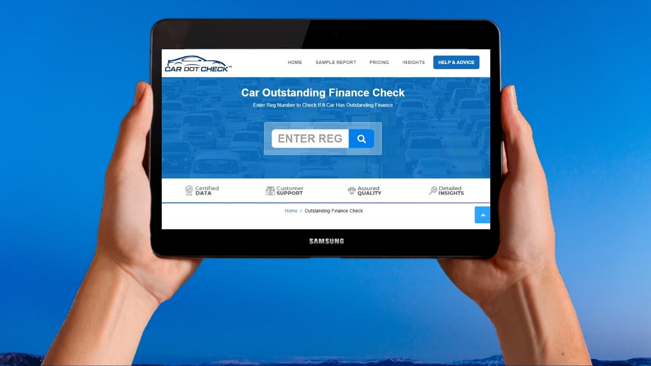 Car Outstanding Finance Check