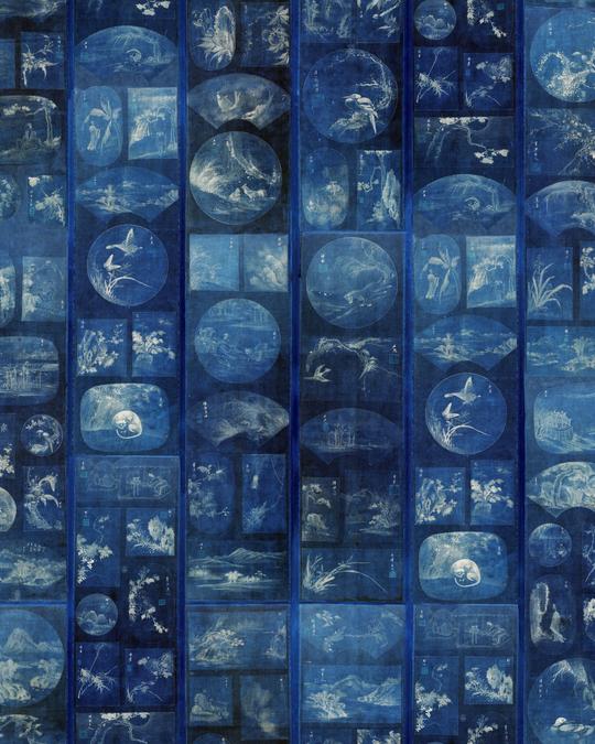 Uplift Your Home Decor With Blue Black Wallpaper Ideas